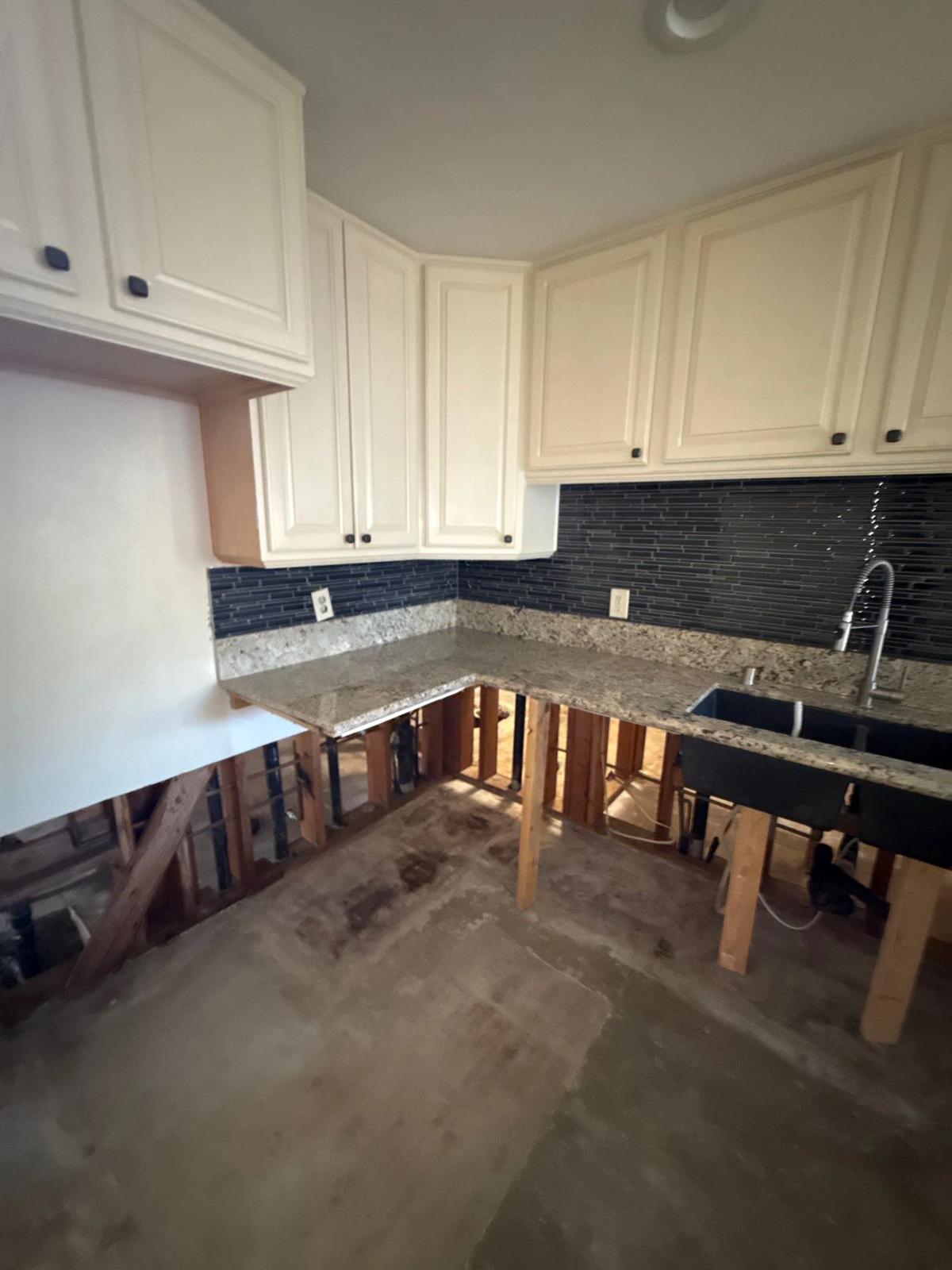 Water-damaged kitchen restored by Smart Dry Restoration